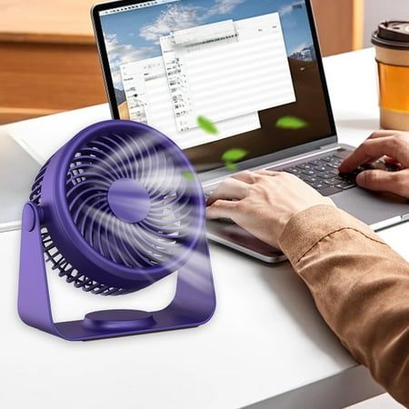 

Fanshiluo Desktop USB Charging Silent Digital Display Desktop Kitchen Outdoor Wall Mounted Circulating Fan