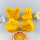 thumbnail image 4 of Set de estampadores de galletas de Pascua - Cortadores de muelle de 4 piezas para masas de tarta, masa y fondant - Herramientas de polipropileno sin BPA (huevo y diseños de pollitos), 4 of 9