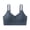 🔥 Blue, variant on YYV Comfortable Comfortable Front-Zip Shockproof Sports Bra Quick-Dry Breathable Hollow Back Design Removable Pads Secure Zipper Medium Support For Running Yoga Gym Comfortable Activewear