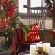 thumbnail image 5 of Christmas Pillow Cover Snowflake Letter Bow Throw Pillow Cover Home Pillowcase Size 17.7 X17.7 Inches, 5 of 6