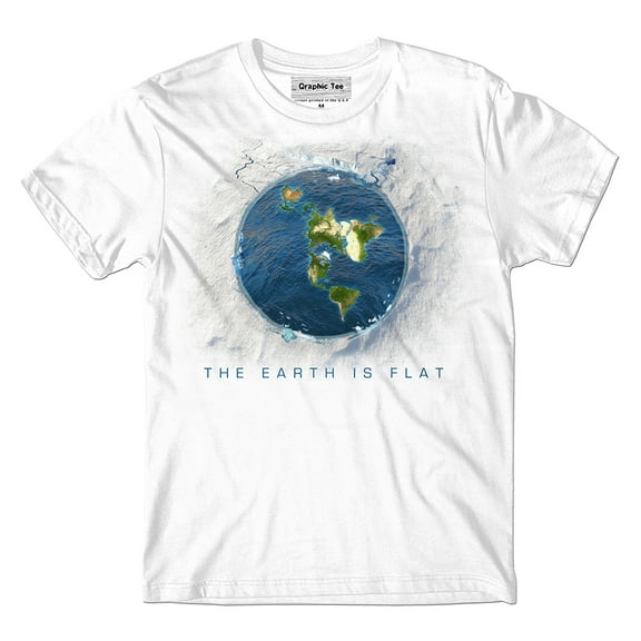 Flat Earth t-shirt, Infinite Plane, Earth is flat, Firmament, New World Order