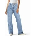 thumbnail image 3 of Aricy Wide Leg Jeans Woman Drawstring High Waisted Stretchy Y2k Baggy Jeans Casual Loose Denim Trousers Pants with Pockets, 3 of 4