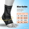 thumbnail image 2 of Copper-ionPlantar Fasciitis Relief Support, Foot Pain Relief, Tendonitis & Arthritis Foot Sleeve, Ankle Stabilizer Wrap[L], 2 of 5