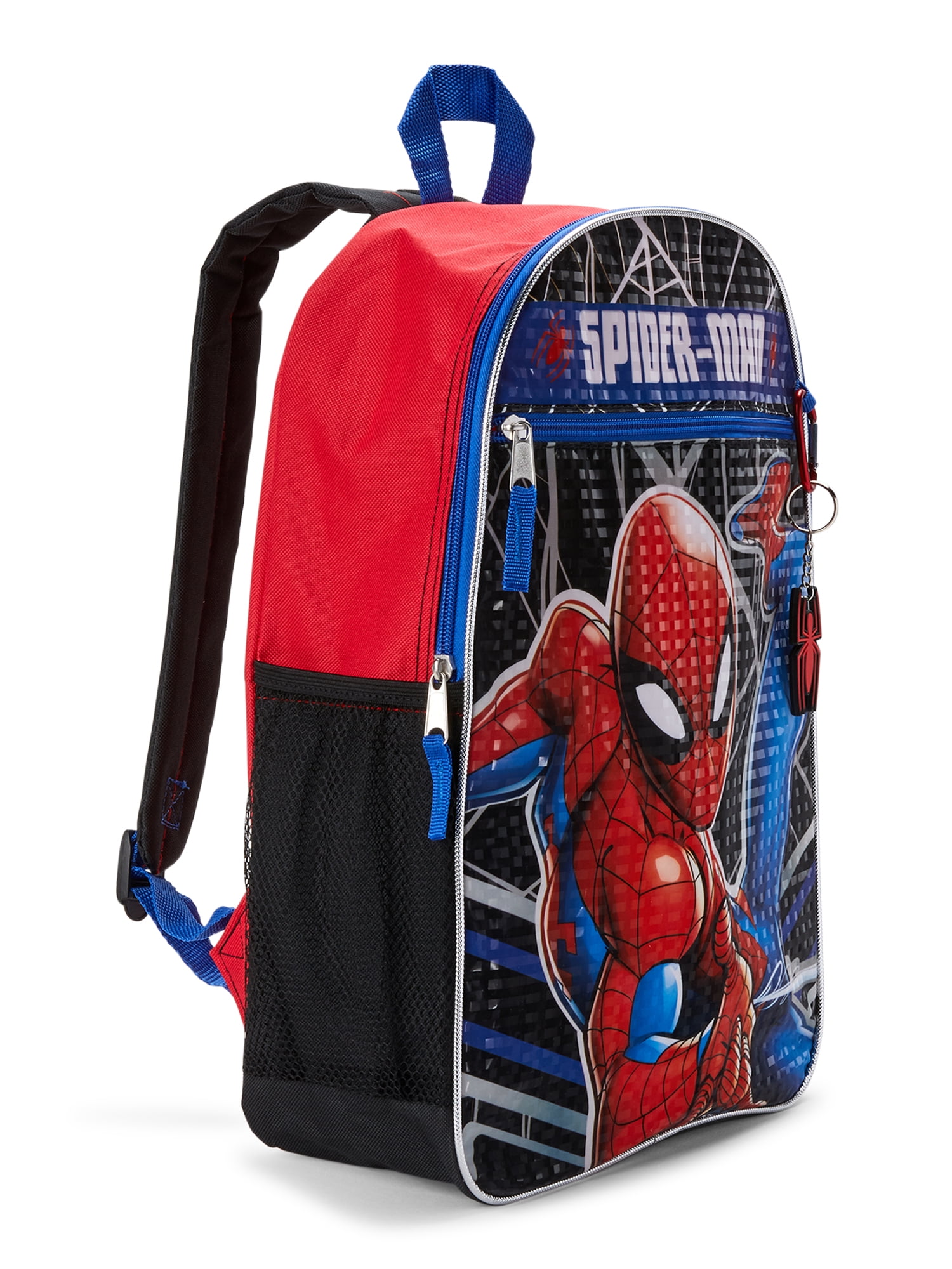 Marvel Spider Man Boys Backpack 5 Piece Set Black Walmart