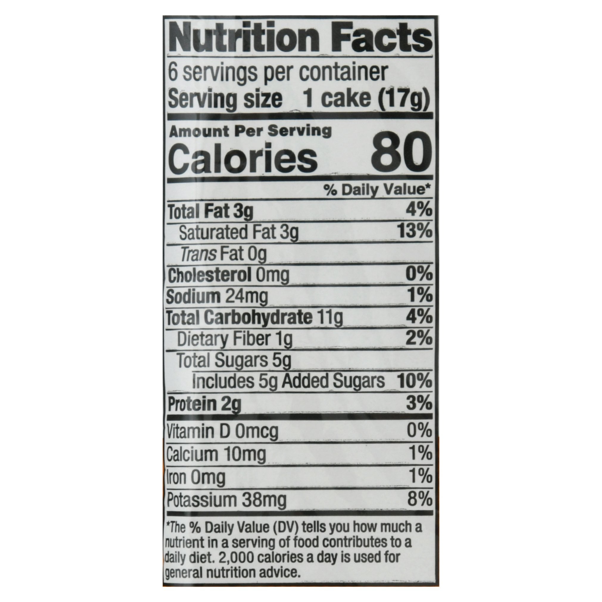 ELEM PBTR TPPD RICECAKES ( 6 X 3.5 OZ )