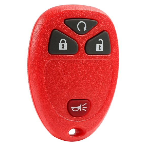 New Keyless Entry Remote Key Fob for Buick Chevy Pontiac Saturn (15913421) - Red