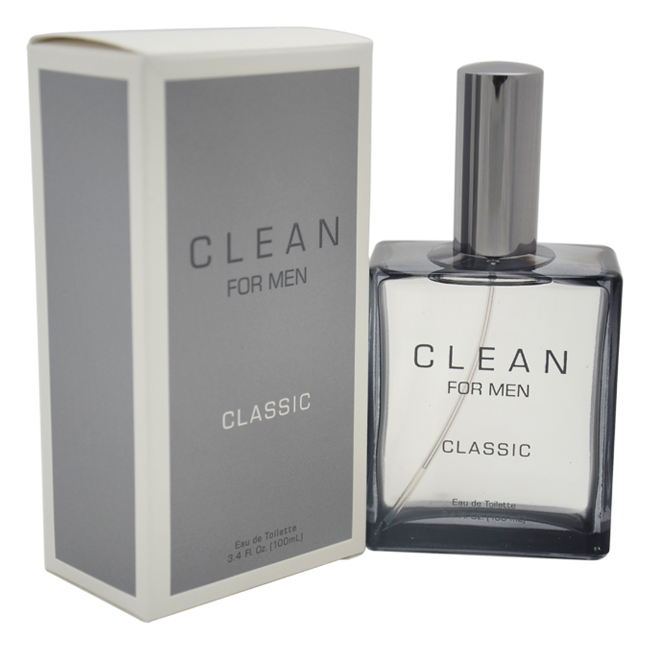 Clean Clean Classic Eau de Toilette, Cologne for Men, 3.4 Oz
