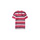 thumbnail image 1 of Playera adornada Aeropostale Cuello en V a rayas bordadas Rosa Pequeña, 1 of 1