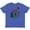 Vintage Royal Blue, variant on Inktastic Santa is Promoting Me to Big Sister Green Plaid Tree Youth T-Shirt