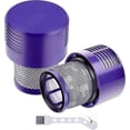 thumbnail image 1 of 2 Pack Replacement Filters Fit for Dyson V10 Cyclone series, V10 Absolute, V10 Animal, V10 Total Clean, SV12, Replace Dyson part No. 969082-01v, 1 of 5