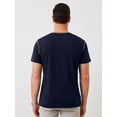 thumbnail image 6 of Demotime Men's Henley Shirts Short Sleeves Round Neck Casual Basic Shirt Summer Solid Color Lightweight Button T Shirts Royal Blue L Tops, 6 of 6