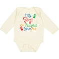 thumbnail image 3 of Inktastic My Gigi and Pawpaw Love Me Boys or Girls Long Sleeve Baby Bodysuit, 3 of 5