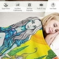 thumbnail image 3 of ONETECH  Men's Wonderland All Mad Here Tie Dye Warm Throw Blanket, Multi, 3 of 6