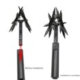 thumbnail image 3 of Rotary Cultivator Adjustable Gardening Rotary Tiller Handheld Garden Cultivator--, 3 of 4