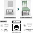 thumbnail image 4 of Eucalyptus Dining Chair Cover Set of 6,Green Spring Nature Leaves White Watercolor Stretch Chair Protectors Slipcover,Spandex Kitchen Chair Seat Back Cushion Slip Cover for Dining Room,Party,Hotel, 4 of 6