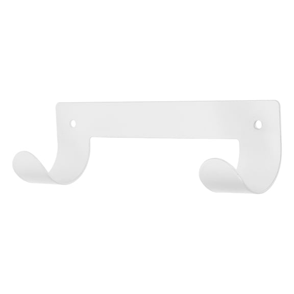 HONMEET Stainless Steel Ironing Board Hanger Wall-Mounted Organizer, White, Durable and Space-Saving Storage Solution