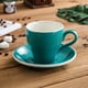 thumbnail image 3 of Taza de porcelana para espresso con platillo, taza para espresso, 80 ml/2,7 oz, 3 of 5