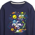 thumbnail image 3 of Instant Message - Skateboarders In Space - Toddler & Youth Long Sleeve Graphic T-Shirt, 3 of 6