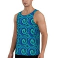 thumbnail image 2 of Xecao Snake Men's Tank Top Workout Quick Dry Sleeveless Gym Jogging Muscle Shirts Summer Swim Beach Tops, 2 of 9