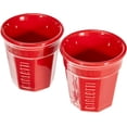 thumbnail image 4 of Bialetti - Mini Express Color: Moka Set includes Coffee Maker 2-Cup (2.8 Oz) + 2 shot glasses, Red, Aluminium, 4 of 5