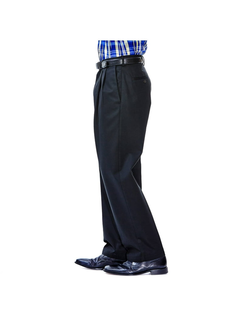slim fit dress slacks Haggar The Active Series Urban Utility Straight Fit Cargo Pants, Flat Front in Medium Grey main image 0