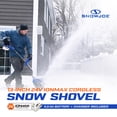 thumbnail image 3 of Open Box Snow Joe 24V Cordless Electric Snow Shovel, 13 Inch, 5.0 Ah Battery Powered, 3 of 12