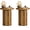 brown2, variant on Tribesigns Round Pedestal End Table, Farmhouse Side Table with Fluted Base for Small Space, Couch, Living Room (1, Rustic Brown)