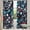 Nadir Star, variant on 4th of July Half Window Curtains 24 Inches Long, Independence Day Blue Star Red Stripe Window Treatment Curtain Drapes, Short Curtains Tiers for Kitchen Over Sink, 27.5"x24", 2 Panels
