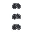thumbnail image 4 of Cateissary Almohadillas para los oídos Cojines Accesorios de cancelación de ruido de cuero Reemplazo de la cubierta de las orejeras Ellipse para Type1 NO1, 4 of 6
