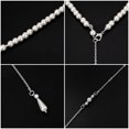 thumbnail image 2 of Wedding Back Necklace Fashion Pearl Decor Backdrop Necklace Body Chain for Women, 2 of 7
