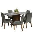 thumbnail image 1 of Juego de Comedor con Mesa de Vidrio y 6 Sillas Madesa Alexis MGP, 1 of 7