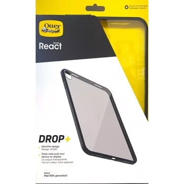 Otterbox React Series Case for Apple iPad 10th generation - Black Crystal