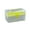 Green, variant on ACDANC 2 Pcs Storage Totes,Transparent Plastic Storage Containers with Lids,Portable Double Deck Storage Bins,Red