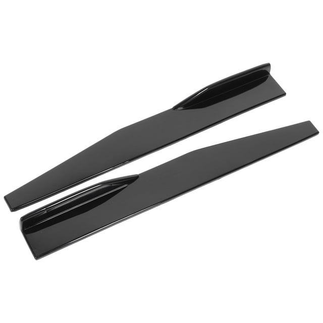 Faldón Lateral, Estilo Faldón Lateral Extensión Panel Basculante Polipropileno Negro Brillante Práctico Para Carrocería De Automóvil