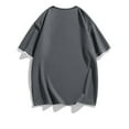 thumbnail image 4 of pstuiky camisetas para hombre, Camisa informal de manga corta con solapa y botones sólidos para hombre ropa de hombre xl, 4 of 6