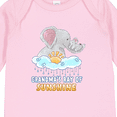 thumbnail image 4 of Inktastic Grandma's Ray Of Sunshine Cute Elephants Rainclouds and Sun Boys or Girls Long Sleeve Baby Bodysuit, 4 of 5