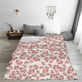 thumbnail image 5 of Sikiie Rose Flowers Ultra-Soft Micro flannel Blanket Luxury All Seasons Warm Blanket for Bedding Sofa and Travel (4 sizes)-80"x60", 5 of 7