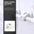 thumbnail image 3 of 8pcs Curtain Rod Bracket Self Adhesive Curtain Rod Holders Curtain Rod Hooks, 3 of 3