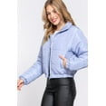 thumbnail image 4 of J. METHOD Women's Puffer Jacket Long Sleeve Padding Coat Casual Zipper Clouser Warm Outerwear, 4 of 6