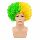 thumbnail image 3 of Peluca Para Adultos Aficionados De Futbol Soccer Verde Amarela, 3 of 4