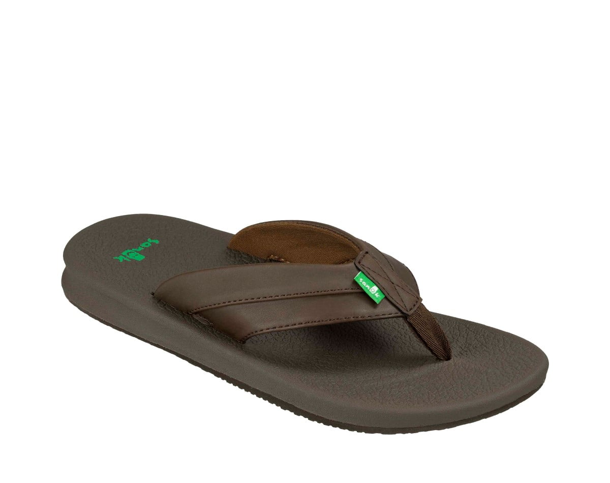 Sanuk Brumeister Men's Yoga Mat Sandals 1015944 Brown