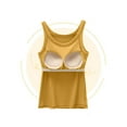 thumbnail image 4 of FDGIU Women's 2025 Tank Top with Built-in Bra - Racerback Yoga Shirt, Removable Padded Shelf Bra Camisole for Summer Activewear, 4 of 6