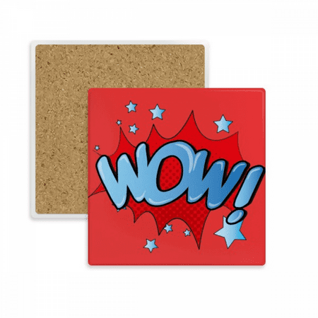 

Boom Stars Coaster Cup Mug Square Holder Absorbent Stone 2pcs
