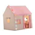 thumbnail image 3 of Tienda de juegos para niños, tienda de princesas, regalos para niños y niñas, tienda de campaña para niños con puerta y ventana Rojo, 3 of 8