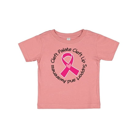 

Inktastic Cleft Palate Cleft Lip Awareness Ribbon Gift Baby Boy or Baby Girl T-Shirt