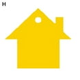 thumbnail image 2 of 5Pcs Fly Catcher Sticky Double-sided Strong Stickiness Yellow Butterfly-shaped Fly Trap Aphids Paper Sticky Board Garden Supplies-H,Yellow, 2 of 8