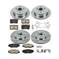 thumbnail image 3 of Power Stop Front and Rear Stock Replacement Brake Pad and Rotor Kit KOE2407, 3 of 8