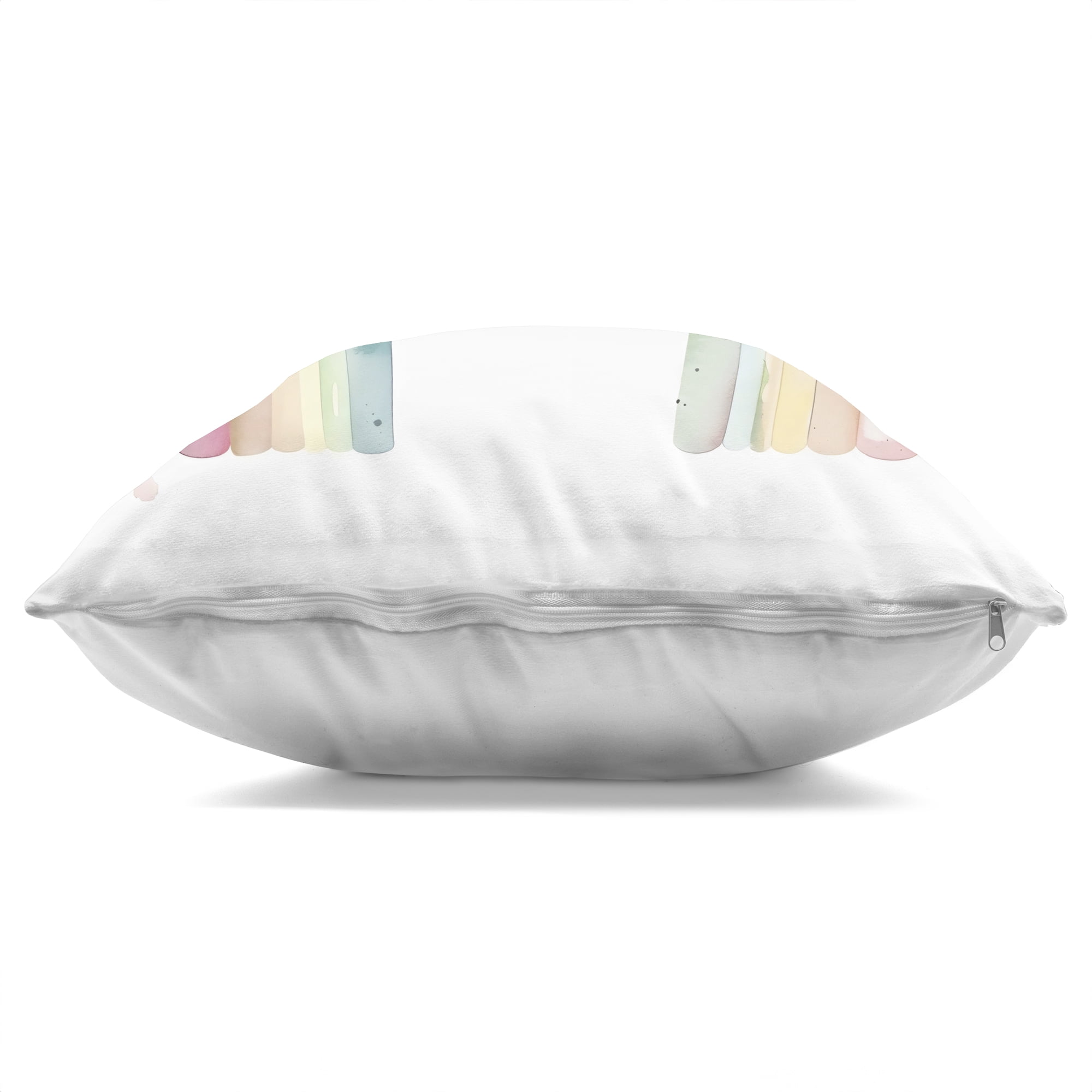 Stupell Industries Cute Smiling Rainbow Decorative Printed Throw Pillow, design by Creative Studio