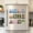 Style 2, variant on 20pcs DIY Fridge Magnet Craft Set Clear Acrylic Fridge Magnet Making Kit with Double Sided Adhesive Magnetic Refrigerator Craft Supplies for Office Cabinet