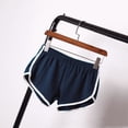 thumbnail image 3 of Pantalones cortos deportivos para mujer, para el hogar, ocio, color sólido, moda, yoga, playa, pantalones cortos de color caramelo, 3 of 6